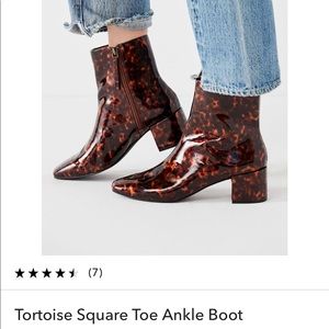 Tortoise Ankle Boot